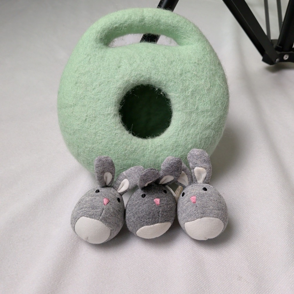 Lovevery Bunny Burrow and Bunnies The Babbler Playkit 13 to 15 Months Montessori